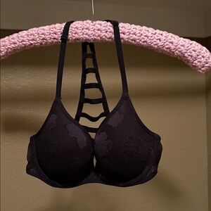 Black Sexy Lace Bra with Strappy Back, excellent condition.